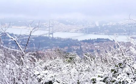İstanbul'da buzlanma ve kar uyarısı. Sıcaklık -5 derece hissedilecek