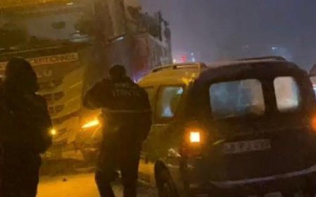 Burdur-Antalya karayolunda kar esareti! Çok sayıda araç mahsur kaldı