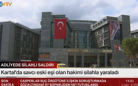 Adliyede silahlı saldırı! Savcı, kadın hakimi vurdu