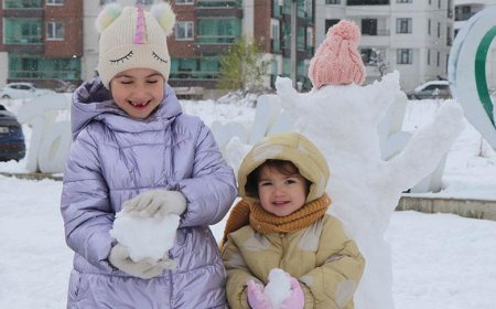 Eğitime kar engeli: Kent merkezi ile 2 ilçede 14 Ocak Çarşamba günü okullar tatil edildi