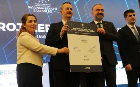Savunma sanayiinde 14 Ar-Ge projesi için imzalar atıldı