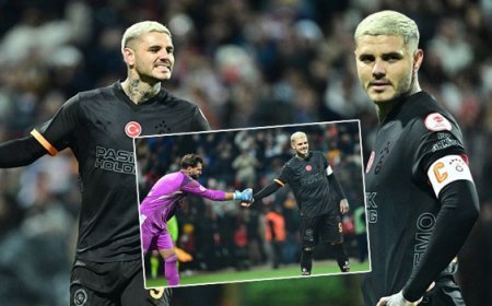 Fethiye'de Icardi'nin penaltı kabusu: 2 dakikada 2 kez kaçırdı, kaleciyi tebrik etti!