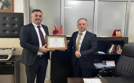 ÇERKEZKÖY ESNAF VE SANATKARLAR ODASI BAŞKANI ERKAN ZÜMBÜL MAZBATASINI ALDI