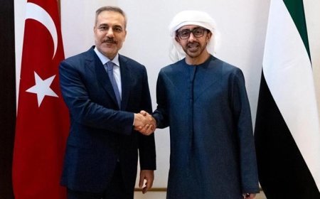 Dışişleri Bakanı Hakan Fidan, BAE Devlet Başkanı Muhammed Bin Zayid ile görüştü