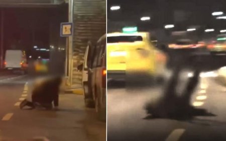 İstanbul'da esrarengiz dakikalar! Direksiyon hakimiyetini kaybeden sürücünün hareketleri şaşırttı