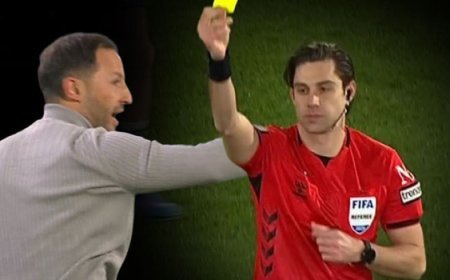 Tedesco'dan hakeme sert tepki! Ceketini fırlattı