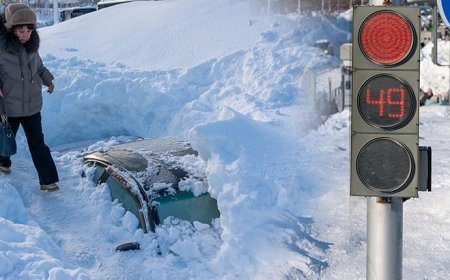 Kar 1,5 metreyi geçti, bir şehir gömüldü! Daha da artacak