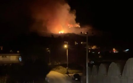 Antalya'da orman yangını. Bölgede bazı evler boşaltıldı