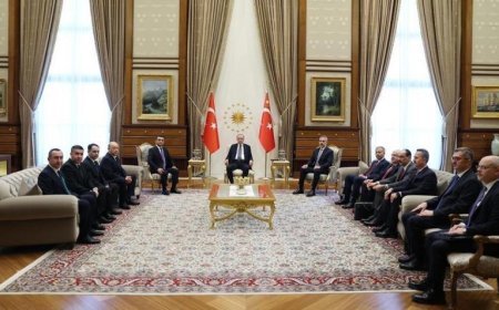 Cumhurbaşkanı Erdoğan, Özbekistan heyetini kabul etti