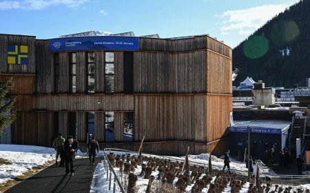 Davos'ta yangın tahliyesi