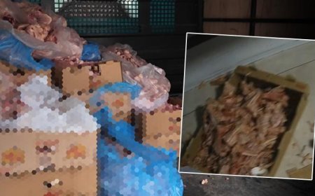 Mide bulandıran görüntüler! Yakalanmasalardı vatandaşa yedireceklerdi