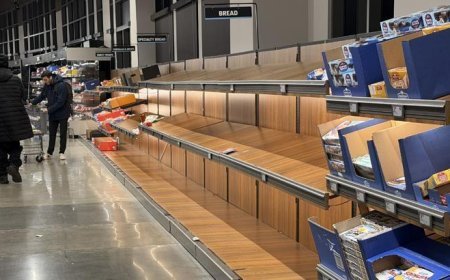 ABD'de 'Beyaz kıyamet' alarmı! Süpermarket raflarını boşalttılar