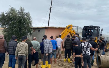 Tahliye kanalına düşen küçük Berra'dan acı haber