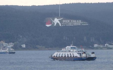 Bozcaada feribot seferlerine fırtına engeli