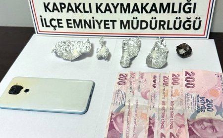 Tekirdağ’da polisten uyuşturucu operasyonu; 3 tutuklama