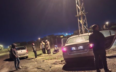 Ergene'de 2 otomobil çarpıştı; 2 yaralı