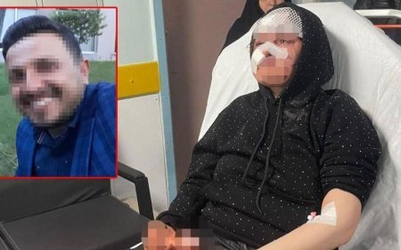 Boşanmak isteyen karısını öldüresiye döven cani tutuklandı