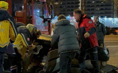 Feci kaza sonrası duygulandıran anlar! Yaralı halde başından bir an olsun ayrılmadı