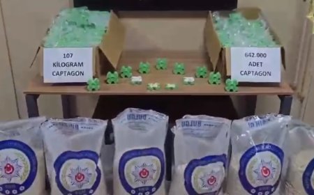 Depoya yapılan operasyonda 642 bin uyuşturucu ele geçirildi