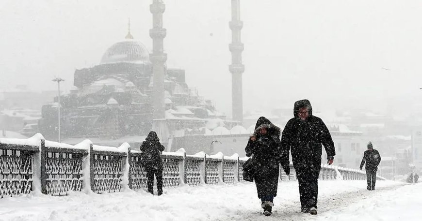 Yeni yılın ilk haftasında hava buz gibi. 63 ilde kar var