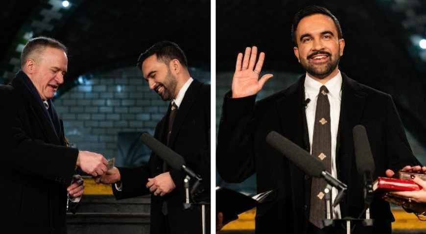 ABD'de de bir ilk olacak! Mamdani Kur'an-ı Kerim'e el basarak yemin etti