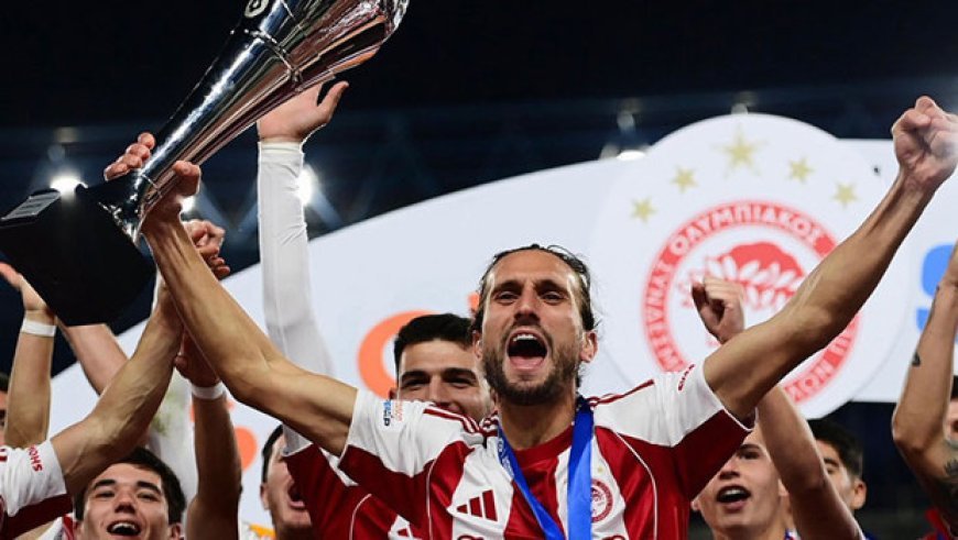 Yusuf Yazıcı attı, Olympiakos Süper Kupa'yı kaldırdı!