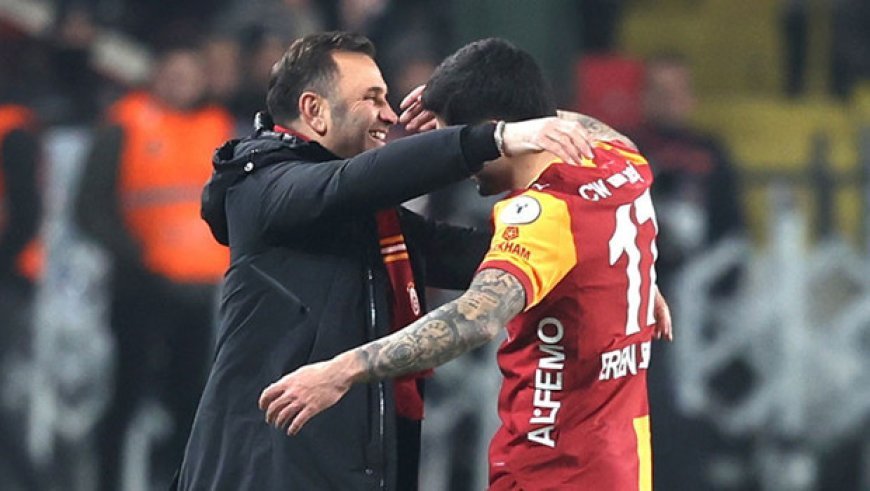 Galatasaray'da 57 gün sonra sahne Eren Elmalı'nın: Golle döndü, Okan Buruk'la kutladı! Gözyaşlarını tutamadı...