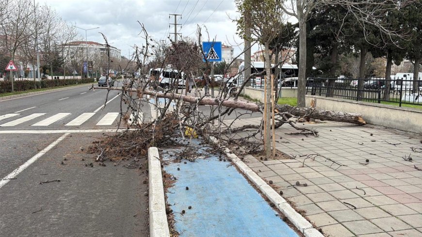 Tekirdağ'da fırtına!