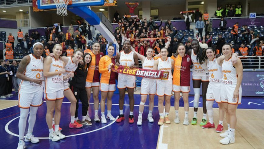 Galatasaray Çağdaş Faktoring finalde Fenerbahçe Opet'in rakibi oldu!