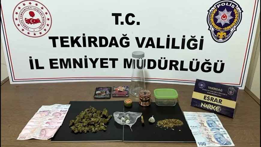 Tekirdağ’da uyuşturucu operasyonlarında 19 şüpheli tutuklandı