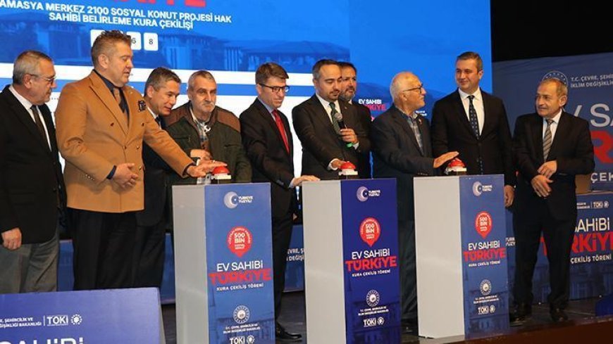 SON DAKİKA TOKİ HABERİ: Amasya'da 'Yüzyılın Konut Projesi' hak sahipleri belirlendi!