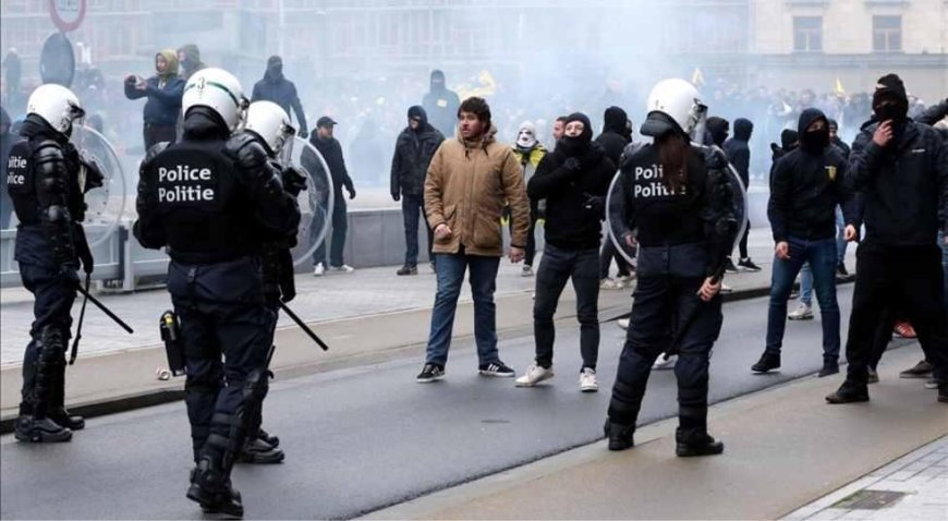 SON DAKİKA HABERLER: Terör örgütü YPG/SDG yandaşları Avrupa'yı felç etti! Sivillere saldırıp büyük kentleri esir aldılar