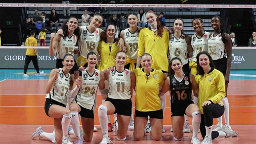 VakıfBank set vermeden kazandı!