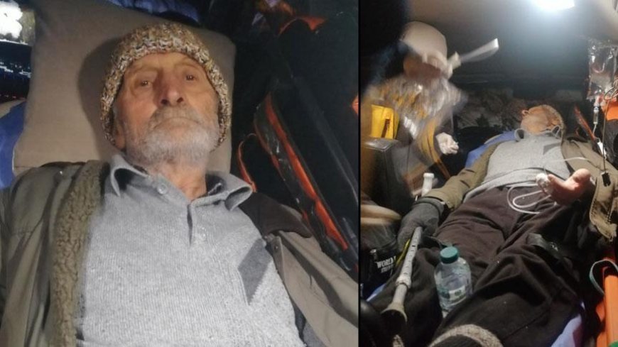 Gürcistan üzerinden 15 saatte hastaneye nakledilmişti! Şaban dededen acı haber geldi