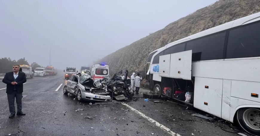 TAG Otoyolu'nda zincirleme kaza. İki ölü, 11 yaralı