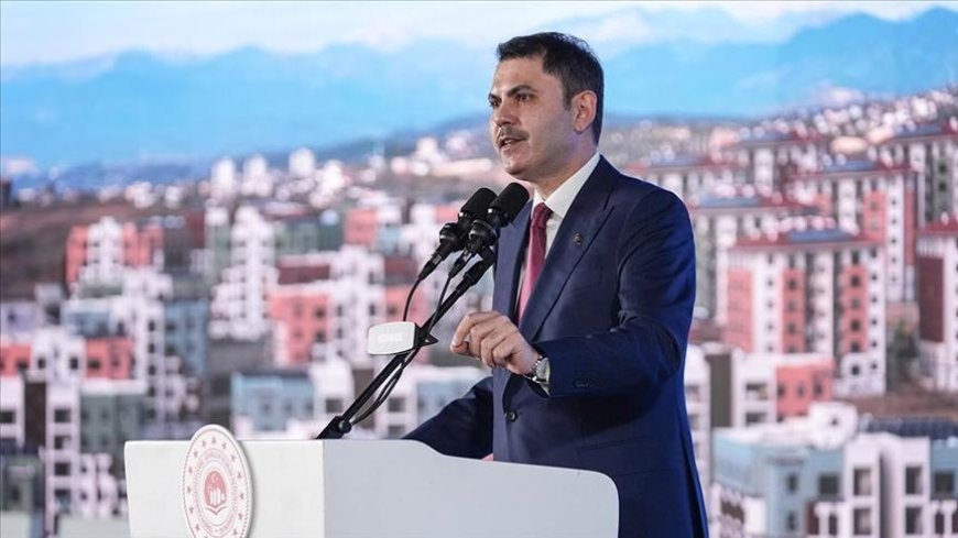 Bakan Kurum: 455 bin konut Özgür Bey'in hayalinin bile yetişemeyeceği bir proje