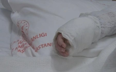 Üzerine kaynar su dökülen 20 aylık bebek taburcu edildi