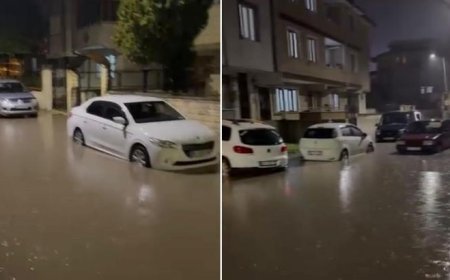 Bursa’da şiddetli sağanak! Yollar kapandı, ev ve iş yerlerini su bastı