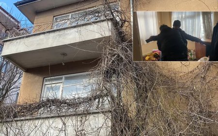 Balkondan tırmanıp girdiği evde 2 gün yaşadı
