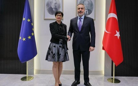 Dışişleri Bakanı Hakan Fidan ile AB Komisyonu'nun Genişlemeden Sorumlu Üyesi Kos'ten ortak açıklama