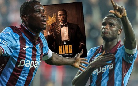 Paul Onuachu, Samsun'da Trabzonspor tarihine geçti: Gol krallığında zirveye oturdu!