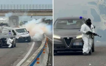 SON DAKİKA HABERLER: Otobanda güpegündüz soygun! Para taşıyan zırhlı aracı havaya uçurdular