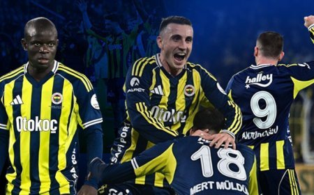 Fenerbahçe'de N'Golo Kante siftah yaptı, Kerem Aktürkoğlu golleriyle coştu!