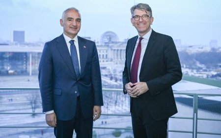 Bakan Ersoy ve Alman Bakan Weimer sergi öncesi buluştu