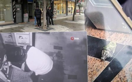 Bakırköy'de iş merkezinin kapısında el bombalı tuzak! O anlar kamerada