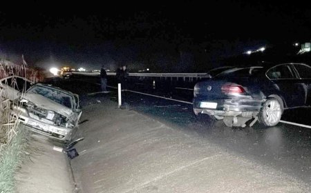 Çorlu'da otomobiller çarpıştı; 5 yaralı