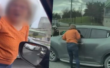 Şişli’de kadın sürücüler arasında trafik kavgası! Otomobilin önünü kesti, aynasını kırdı