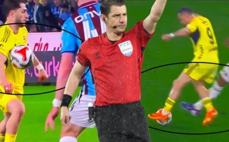 Dev maçta hakem kararlarına itiraz: Trabzonspor 'el' Fenerbahçe 'faul' bekledi!