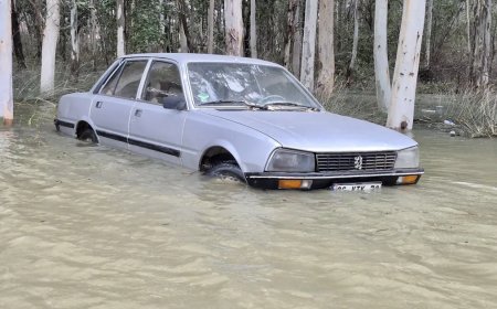 Köyceğiz'de göl taştı: Cadde ve sokaklar sular altında kaldı