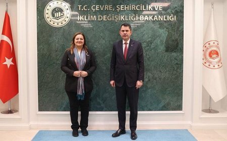Bakan Kurum, Afyonkarahisar Belediye Başkanı Burcu Köksal’ı kabul etti